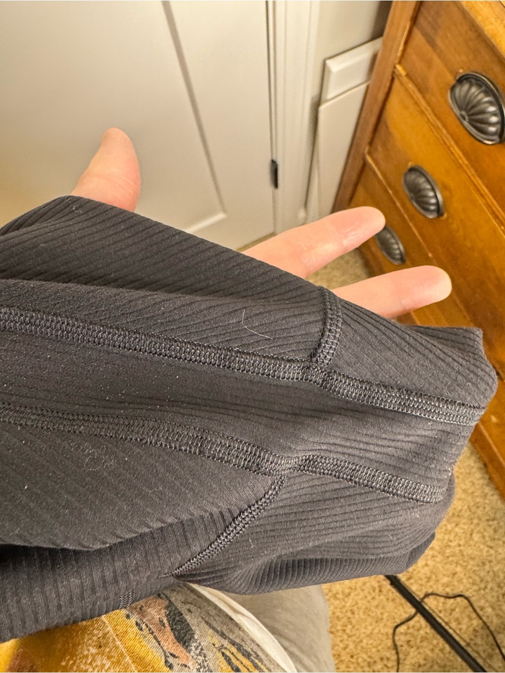 Lululemon Ribbed Knit High Rise Leggings - Picture 6 of 6